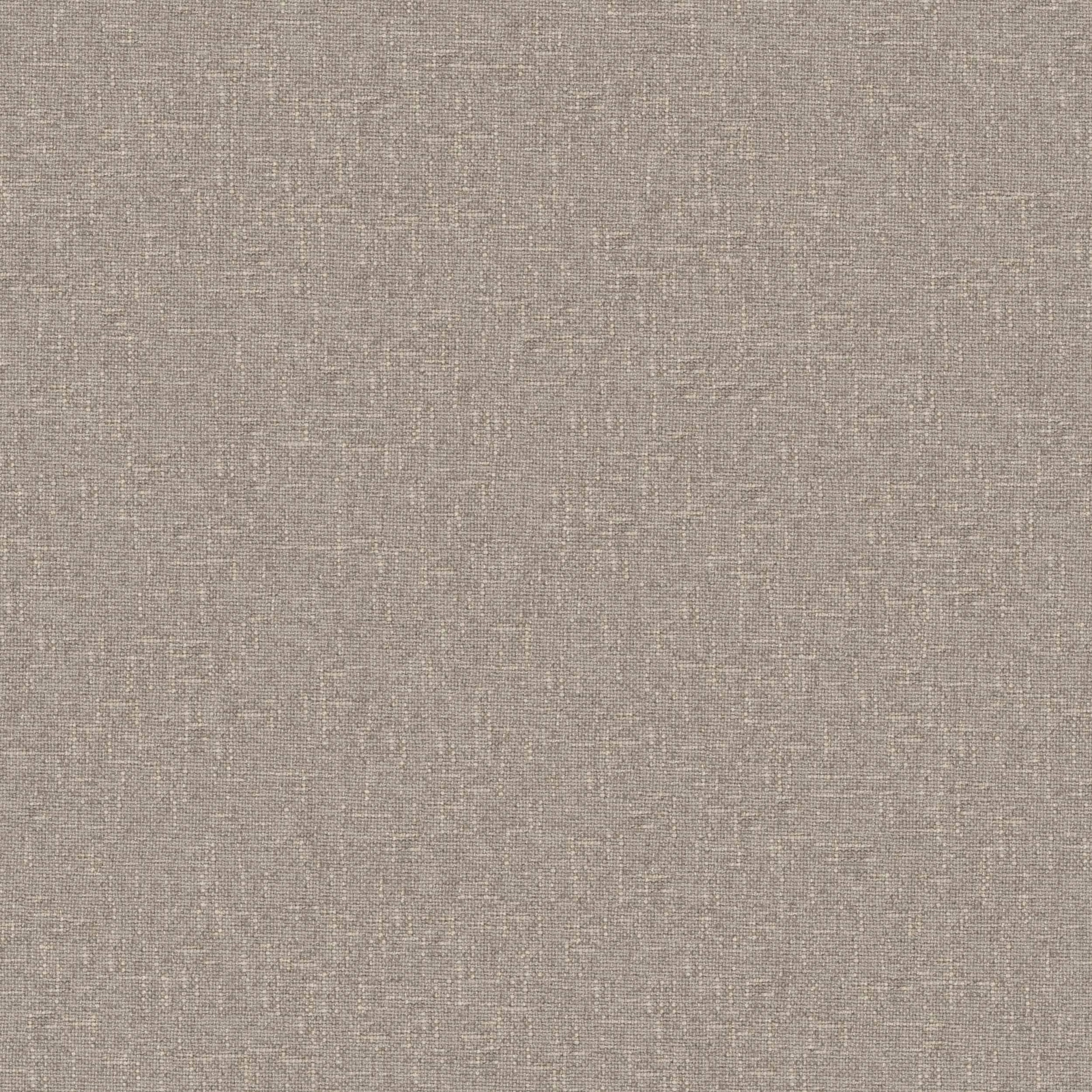 Plain warm taupe woven fabric swatch with fine linen-like texture