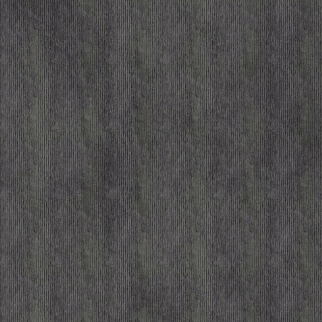 Close-up of dark slate grey fabric with fine vertical ribbed texture