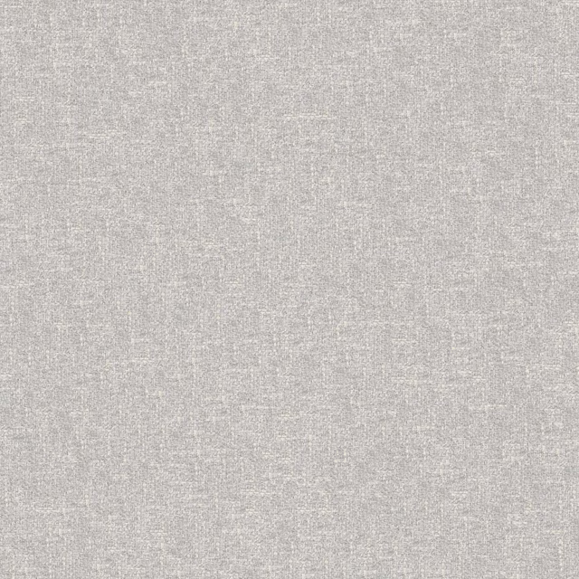 Soft cloud-grey plain woven fabric with a fine heathered texture
