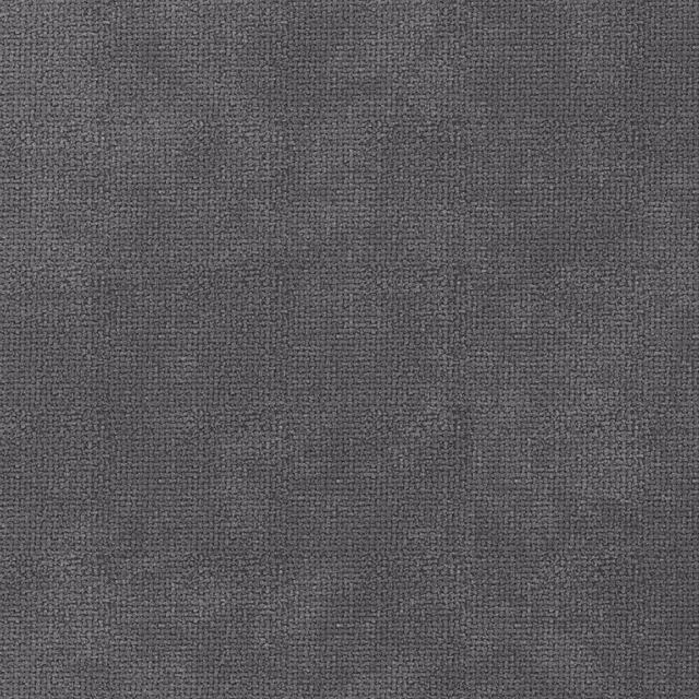 Close-up of a deep charcoal grey woven fabric with a tight, textured surface.