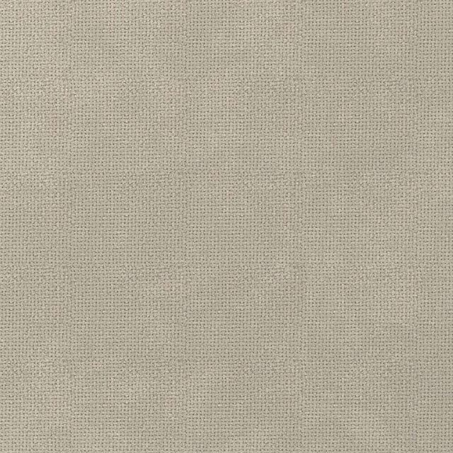 Close-up of soft warm pewter plain woven fabric with fine textured weave