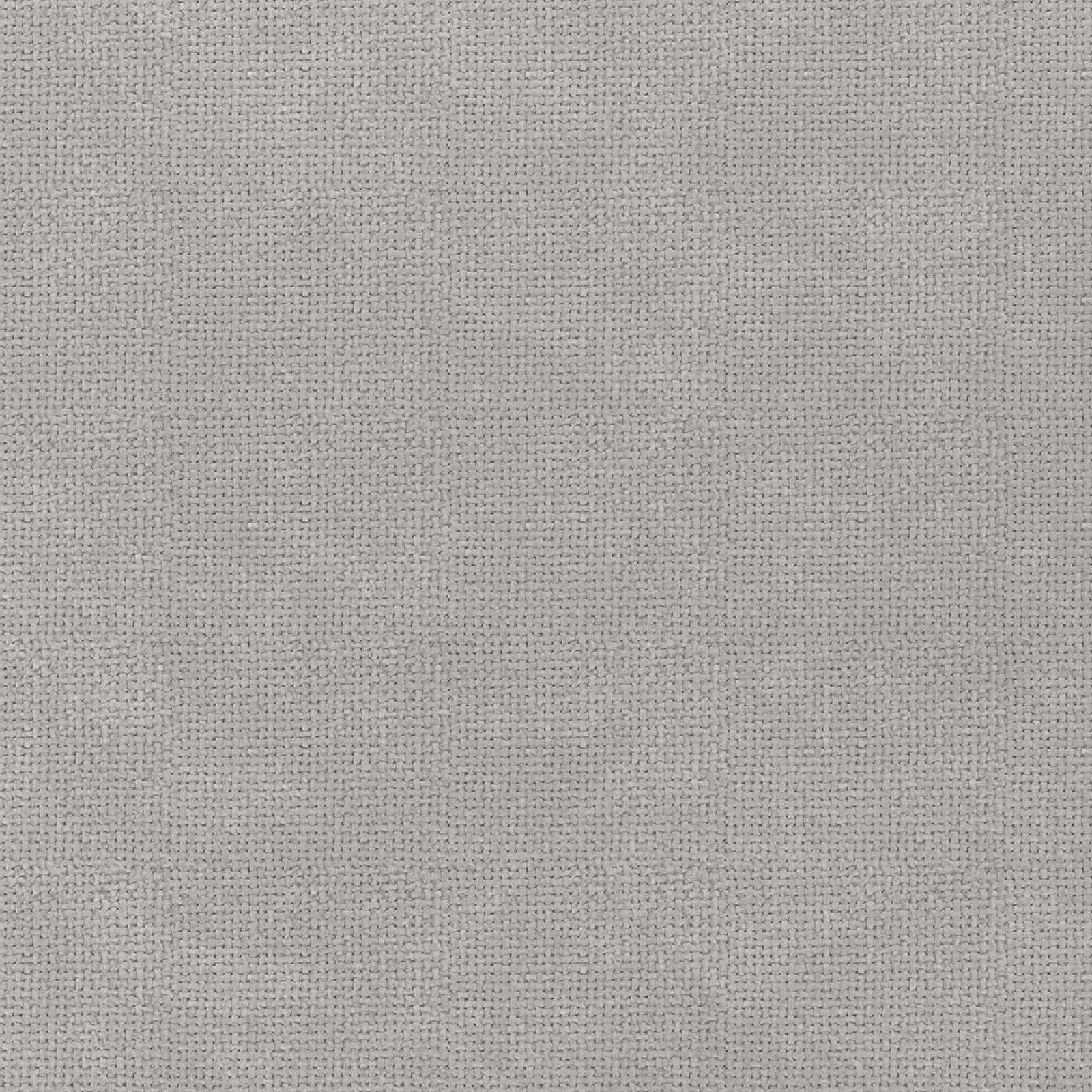 Close-up of pale steel grey woven fabric with a fine textured surface