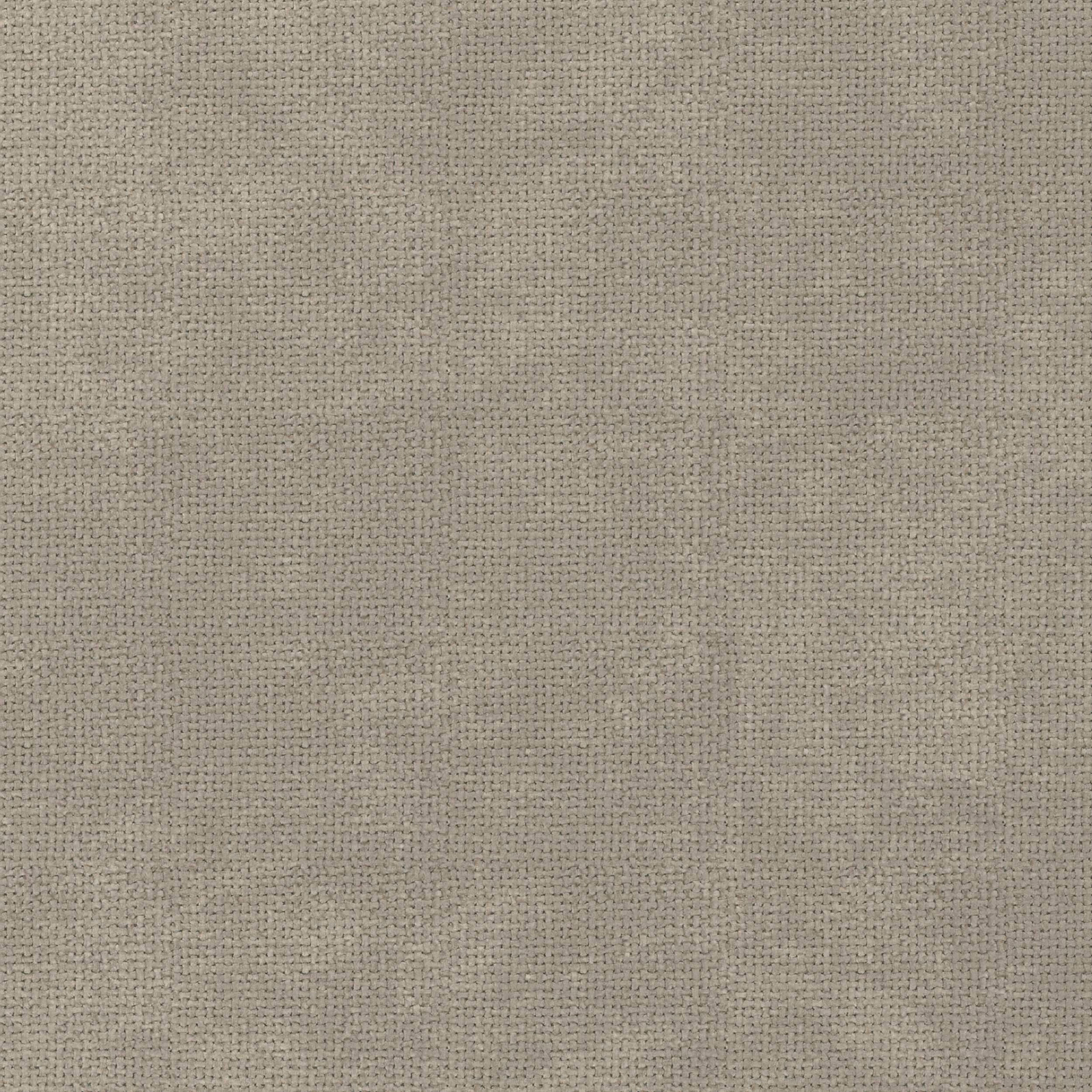 Close-up of a soft mushroom taupe plain woven fabric with fine texture