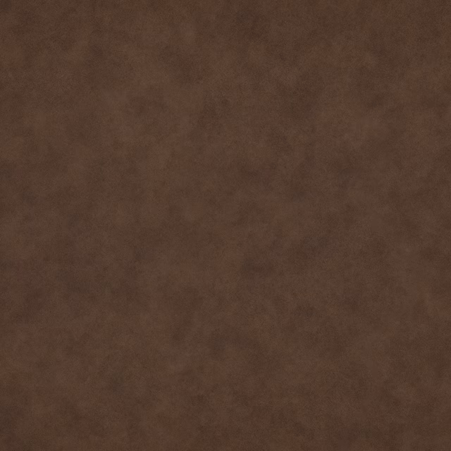 Close-up of warm saddle-brown fabric with softly mottled, suede-like tonal shading