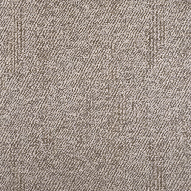 Warm sandstone taupe fabric with fine rippled, pebble-like woven texture