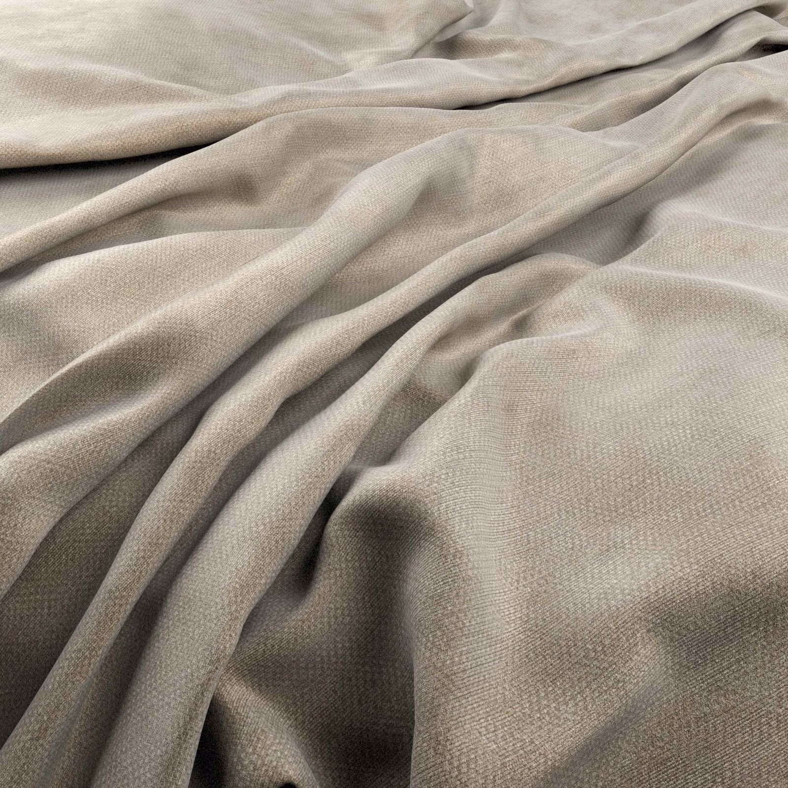 Soft taupe-grey Dolce Alkali fabric with a fine, subtly nubby woven surface