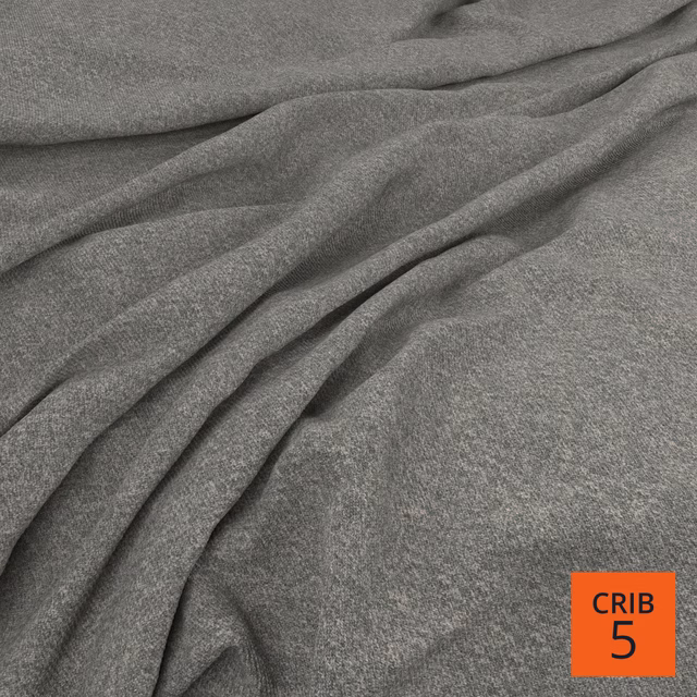 Charcoal-grey finely woven fabric falling in soft, fluid folds