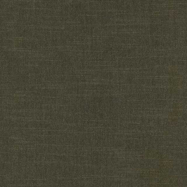 Close-up of deep olive-green Durham fabric with a dense fine woven texture