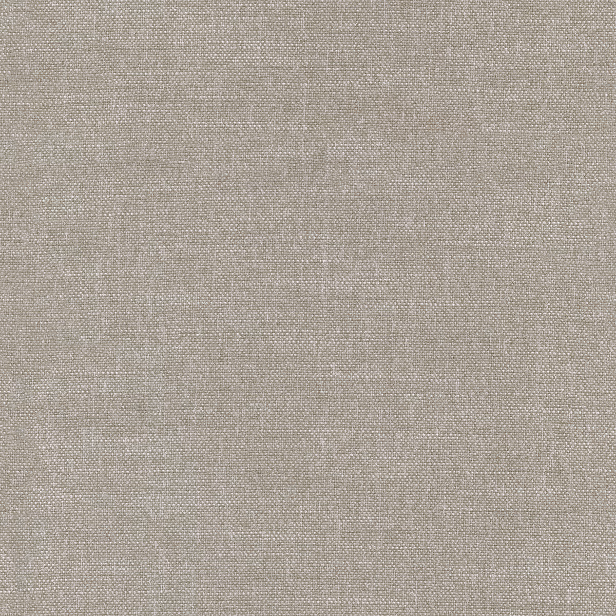 Close-up of warm grey woven textile with fine flecks and subtle crosswise texture