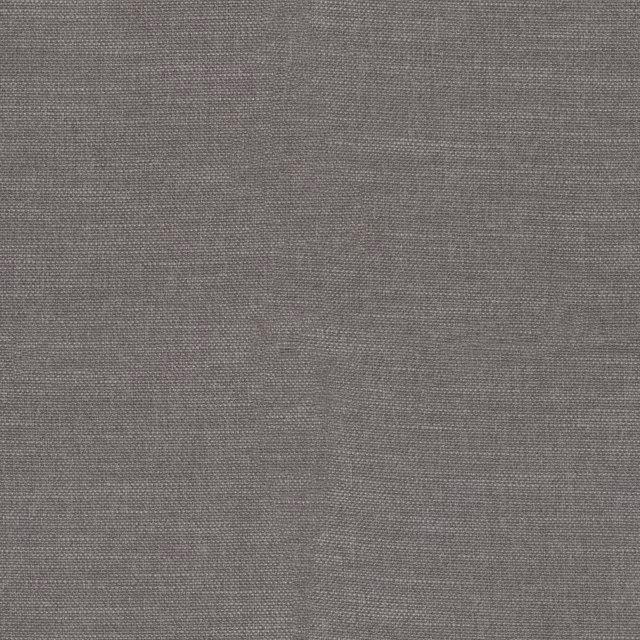 Close-up of cool steel-grey fabric with a dense, finely textured plain weave