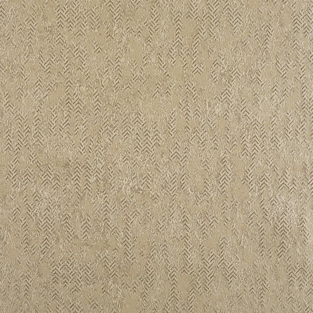 Muted antique-gold woven swatch with dense chevron texture and softly varied surface