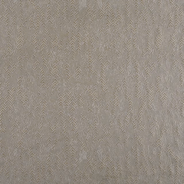Cool steel-grey textile with tiny broken chevrons in a dry woven surface