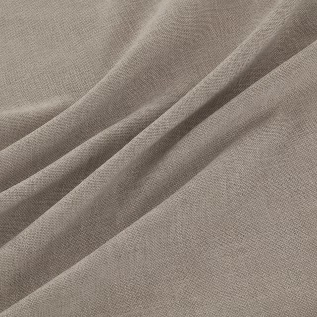 Warm ash-grey fine weave falling into softly rounded folds