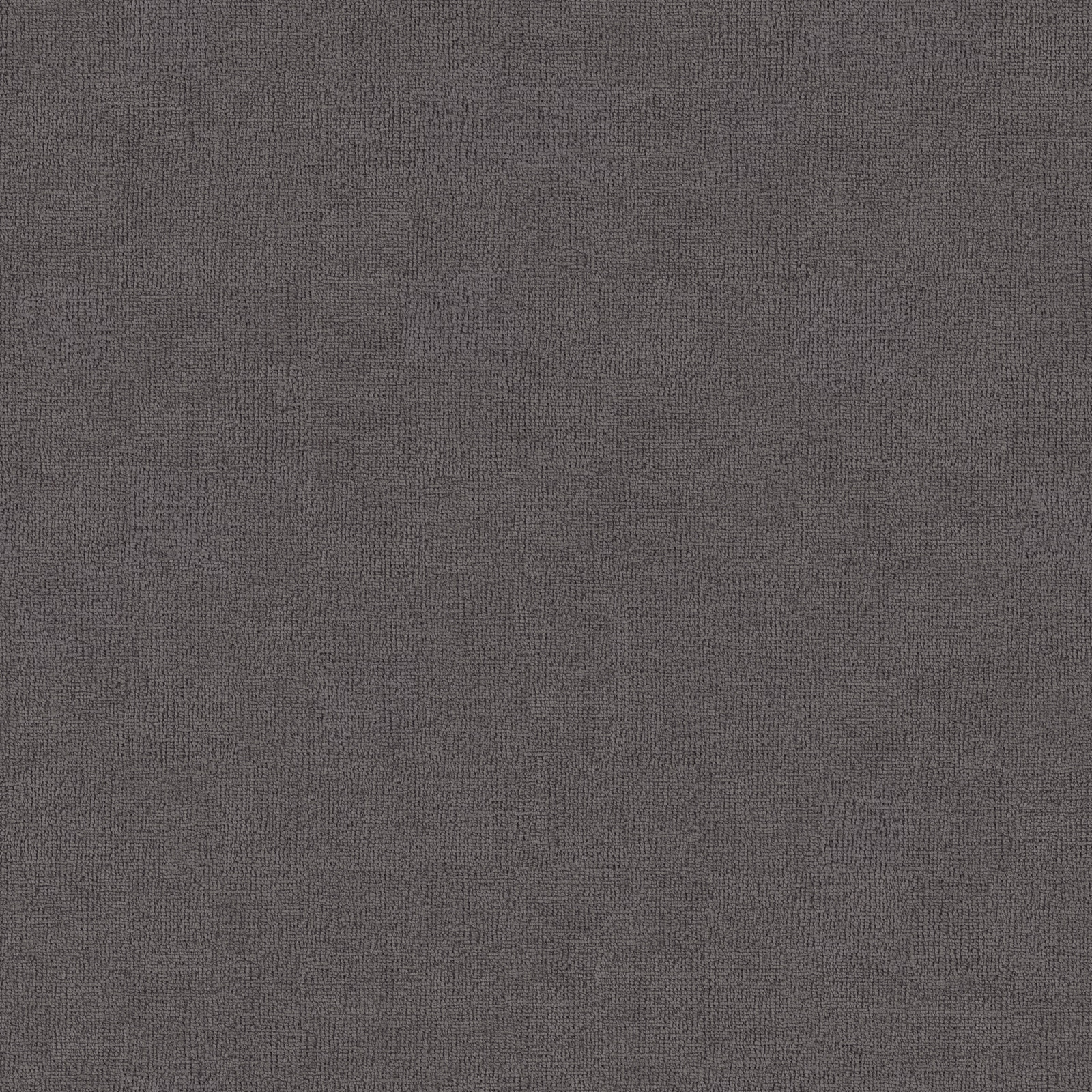 Close-up of deep charcoal grey plain woven fabric with fine textured surface