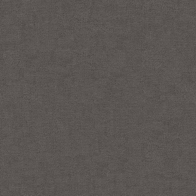 Close-up of deep charcoal grey plain woven fabric with fine textured surface