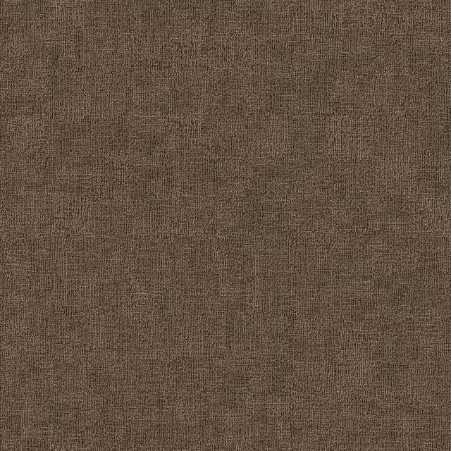 Warm bark-brown plain woven upholstery fabric with a subtle textured grain