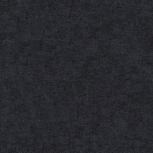 Dark charcoal-grey plain woven upholstery fabric with a fine denim-like texture