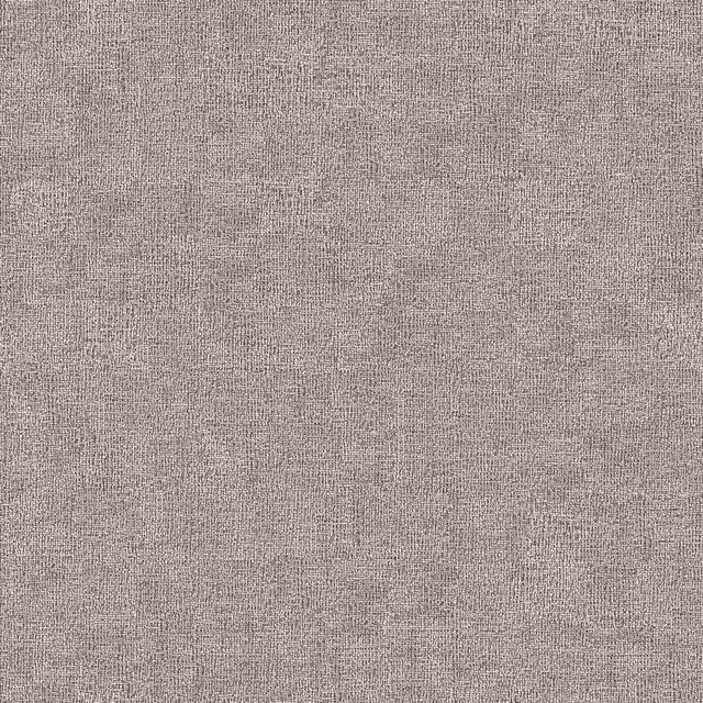 Close-up of a plain woven taupe upholstery fabric with a fine matte texture