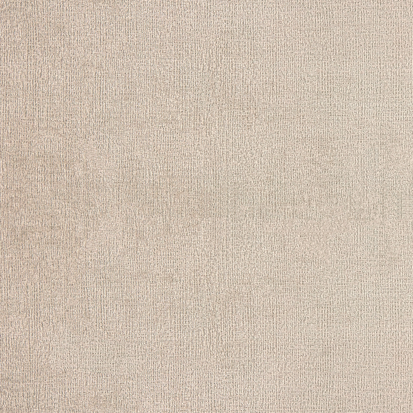 Close-up of pearl cream plain woven upholstery fabric with fine textured grain