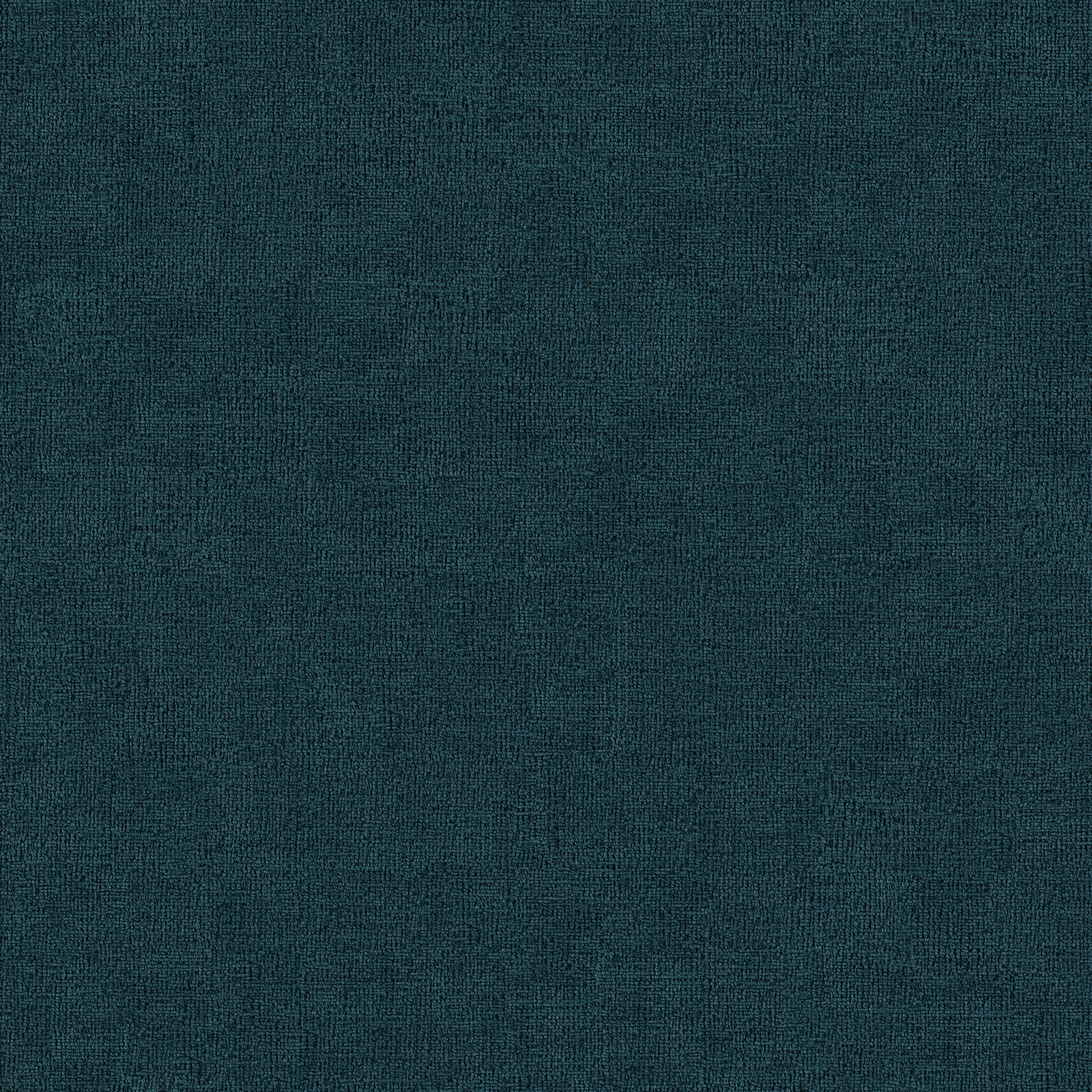 Close-up of plain woven fabric in deep prussian teal
