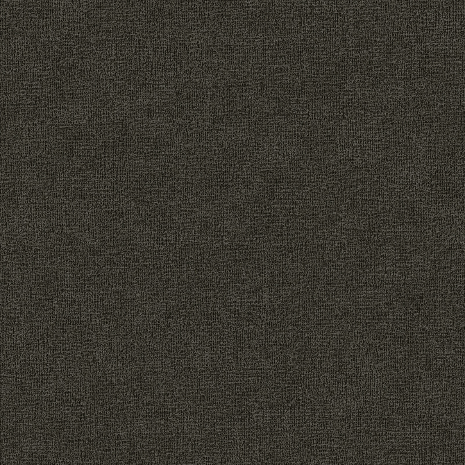 Deep olive plain weave upholstery fabric with a fine textured surface