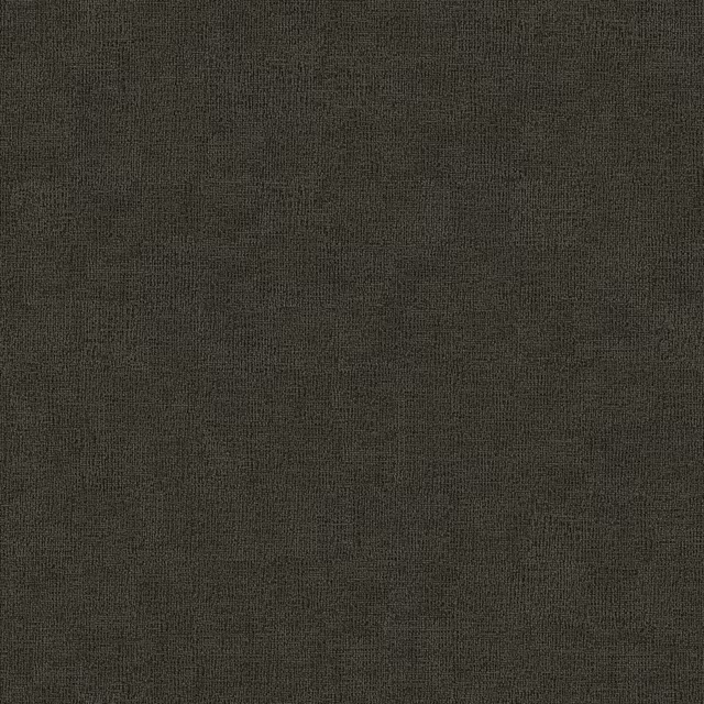 Deep olive plain weave upholstery fabric with a fine textured surface