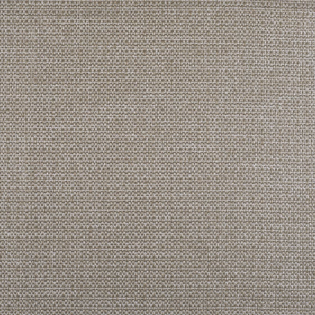 Warm greige woven fabric with fine taupe and charcoal flecks