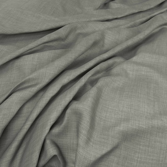 Muted grey-green Seaglass cloth with fine crosswoven texture in soft folds