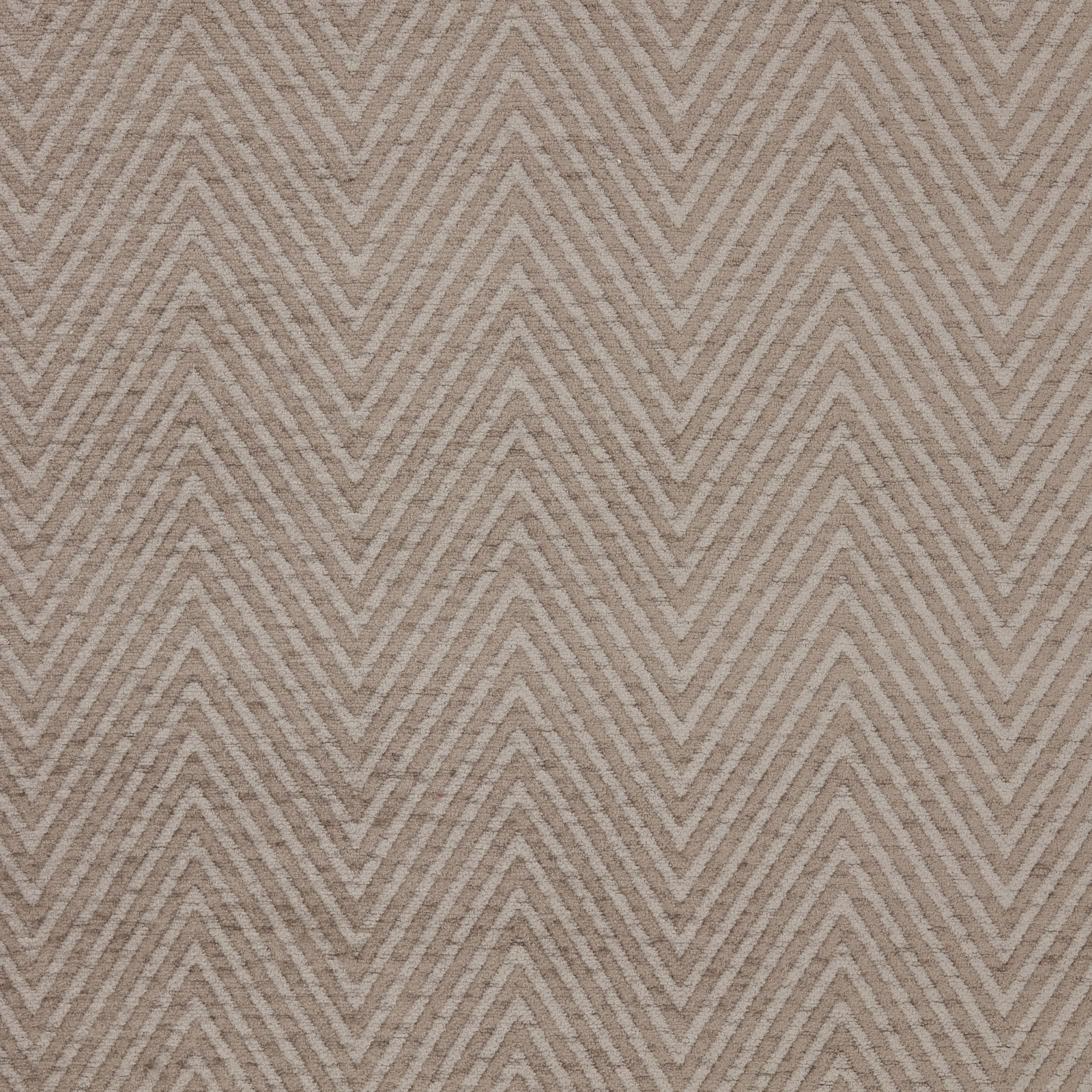 Warm ecru chevron herringbone upholstery fabric with fine woven texture