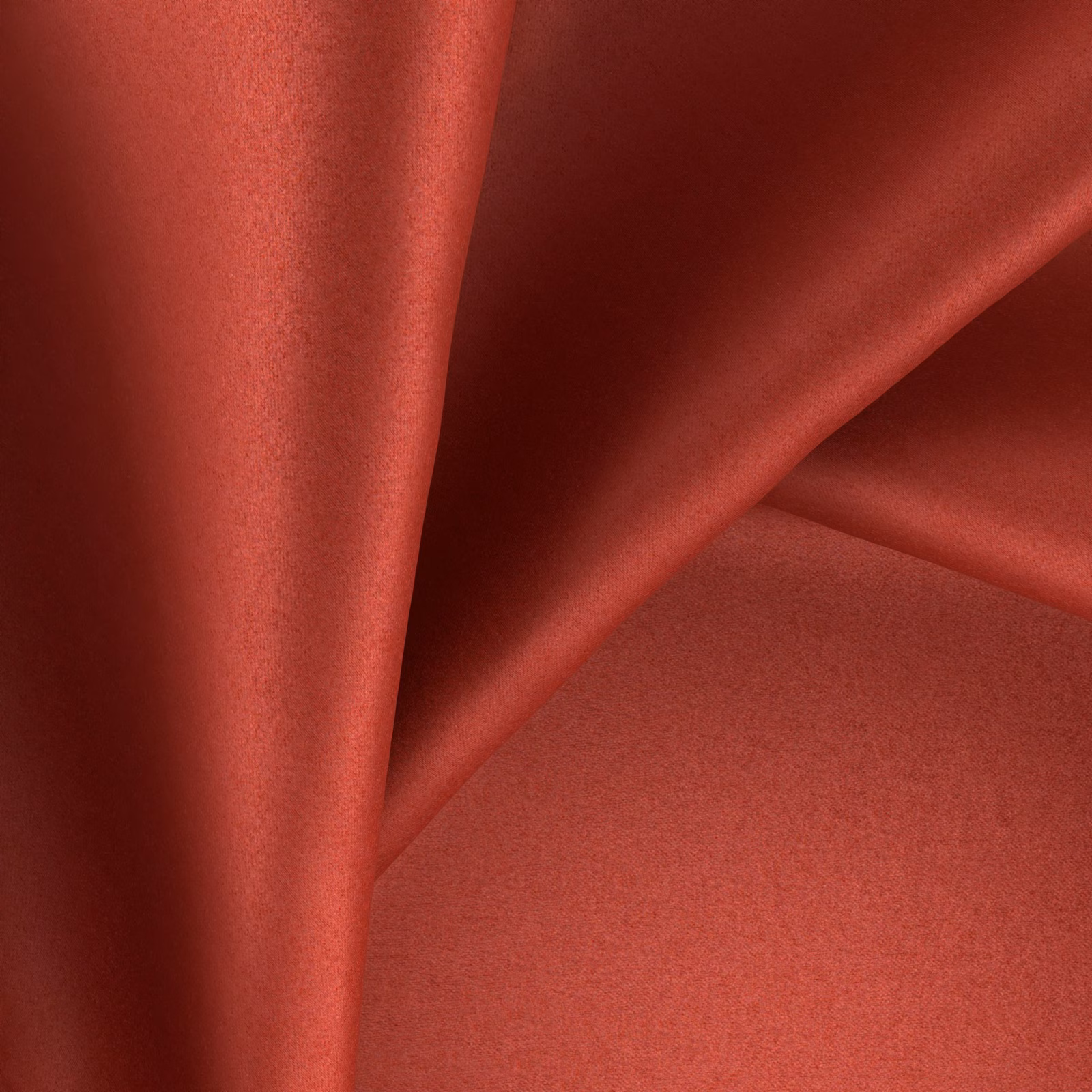 Deep garnet-red glossy fabric with soft folds and subtle surface sheen
