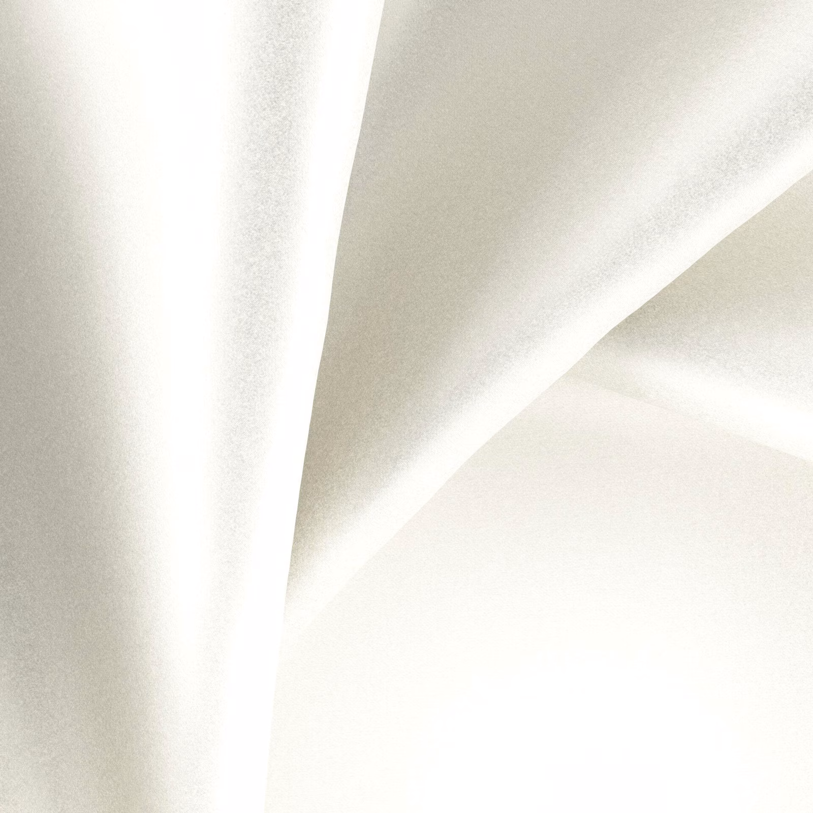 Luminous oyster cream fabric in soft folds with a subtle glossy sheen