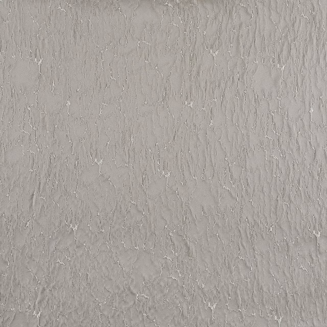 Cool quartz-grey fabric with irregular vertical ridges and softly mottled raised texture