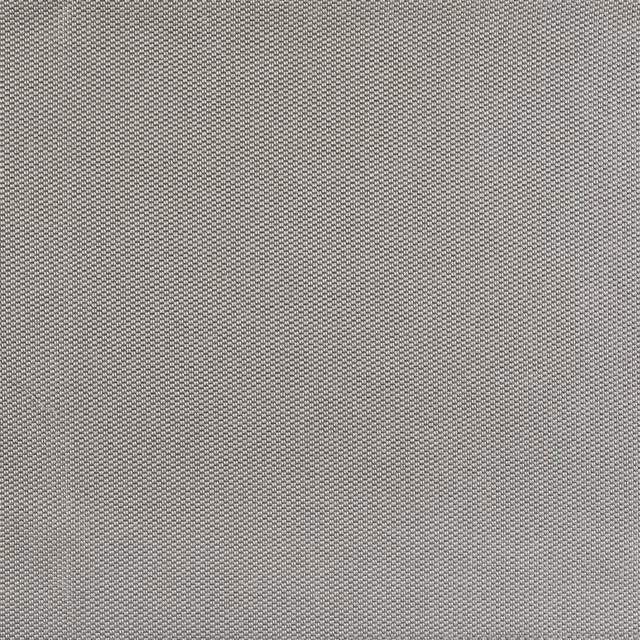 Cool silver-grey textile showing a fine, tightly patterned micro-weave