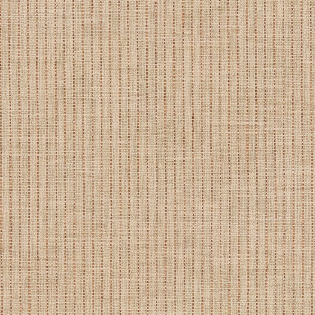 Warm beige woven check with fine vertical lines and tiny rust flecks