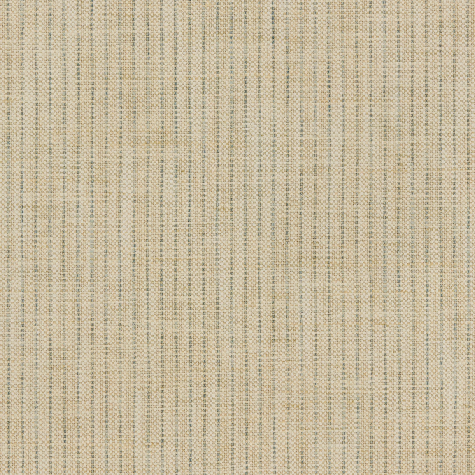 Pale seaglass blue-green woven fabric with fine vertical stripes and beige-grey texture