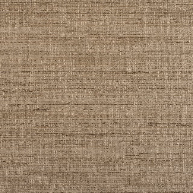 Muted taupe-gold woven textile with fine crosshatched texture and darker horizontal flecks