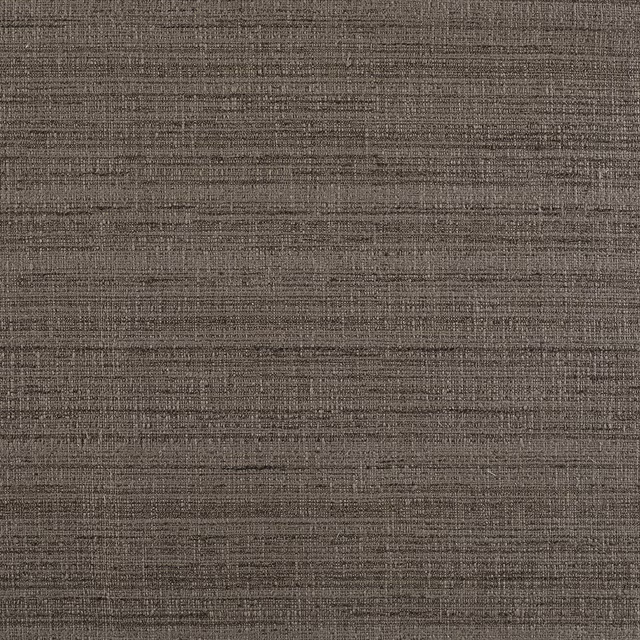 Close-up of deep taupe-grey Hancock fabric with fine horizontal woven striations