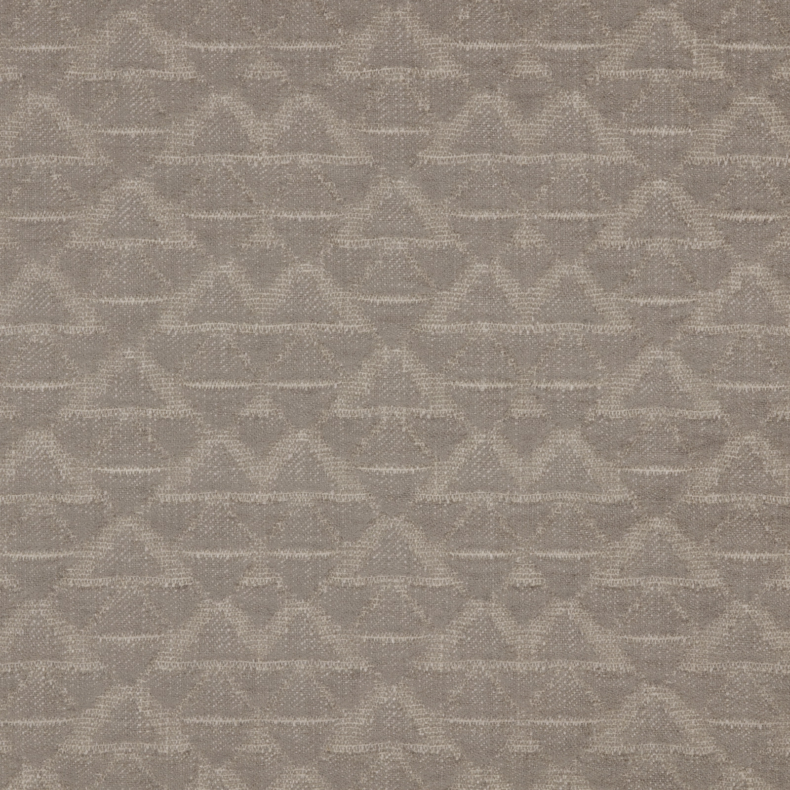 Close-up of Juliet Sable fabric showing a warm taupe abstract woven pattern