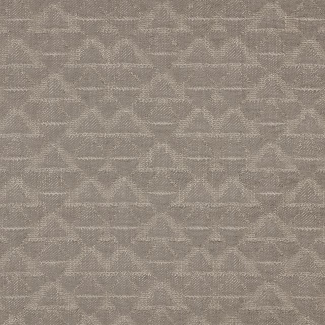 Close-up of Juliet Sable fabric showing a warm taupe abstract woven pattern