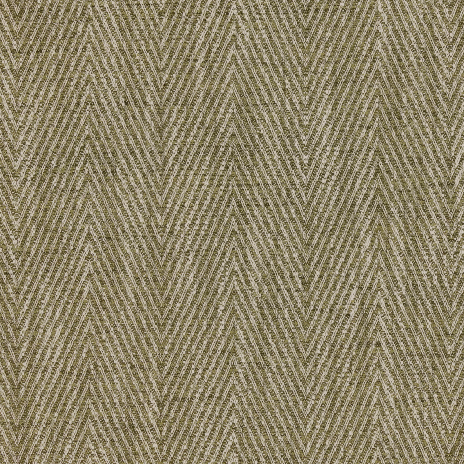 Muted olive lichen textile with fine woven chevron stripes and tactile depth