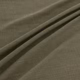 Muted olive-taupe plain weave fabric folded to reveal subtle tonal texture