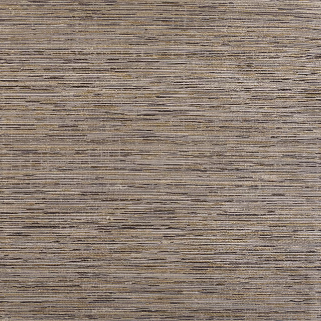 Close-up of taupe-grey Lotus Zircon fabric with fine irregular horizontal slubby weave