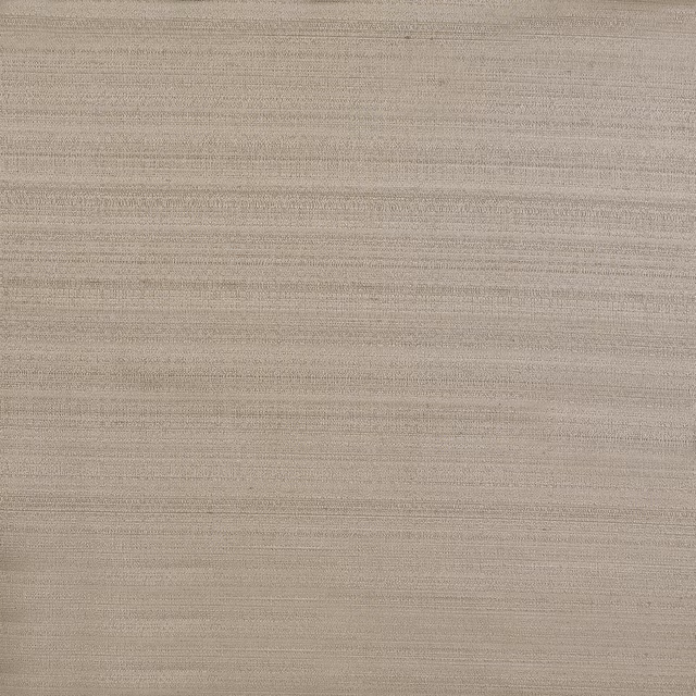 Pale platinum taupe fabric with fine horizontal woven striations and softly varied texture