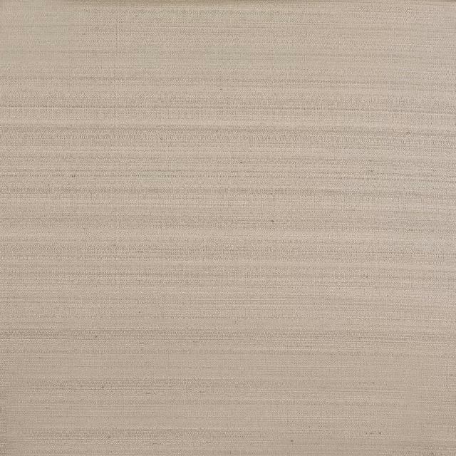 Pale greige taupe fabric with fine horizontal woven striations and subtle tonal variation