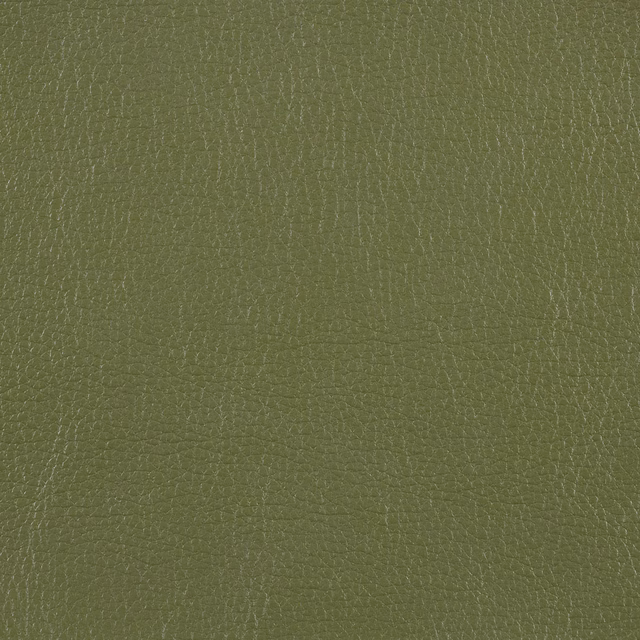 Close-up of muted olive-green fabric with a fine irregular pebbled grain