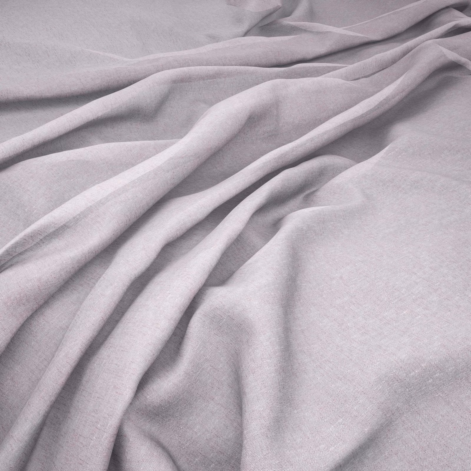 Pale petal-pink fabric with a fine woven texture draped in soft fluid folds