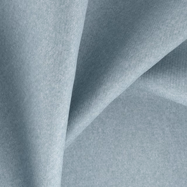 Pale blue-grey fine weave draped into soft folds with subtle tonal texture