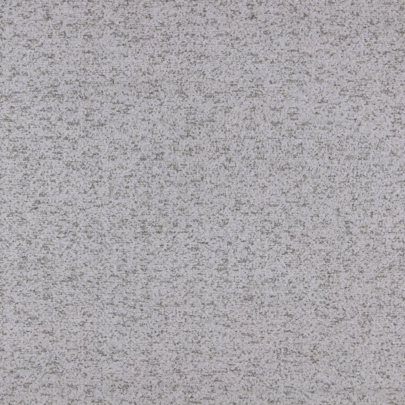 Pale icy-grey woven fabric with fine charcoal flecks and softly mottled texture