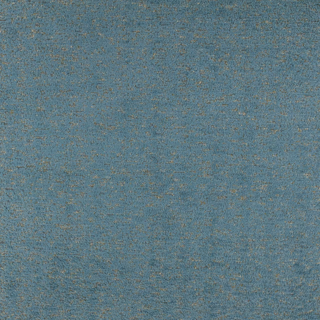 Marine-blue woven surface with fine tan-grey flecks and softly mottled texture