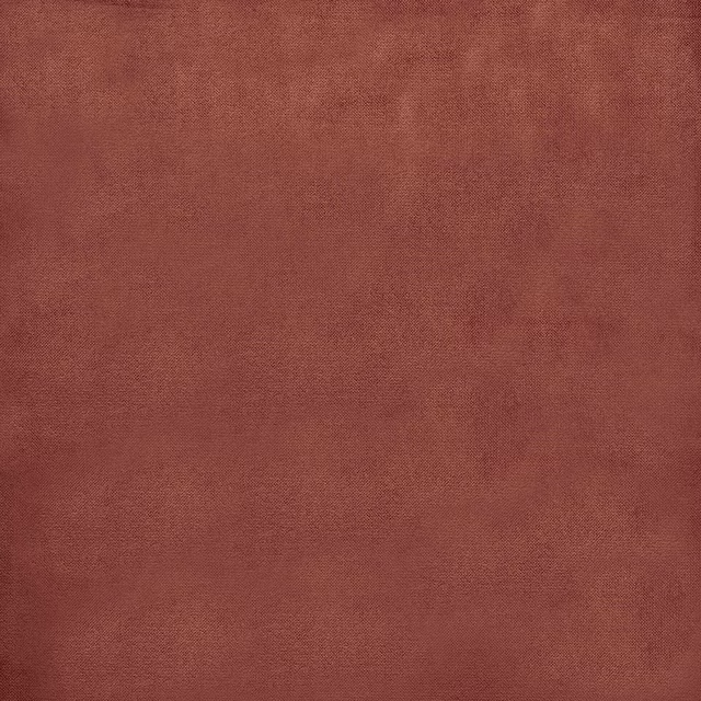 Muted carmine-red plain weave with softly mottled texture and subtle tonal depth